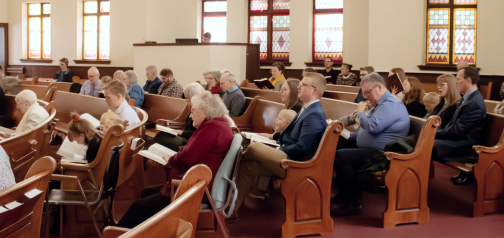 Cornerstone URC sanctuary interior